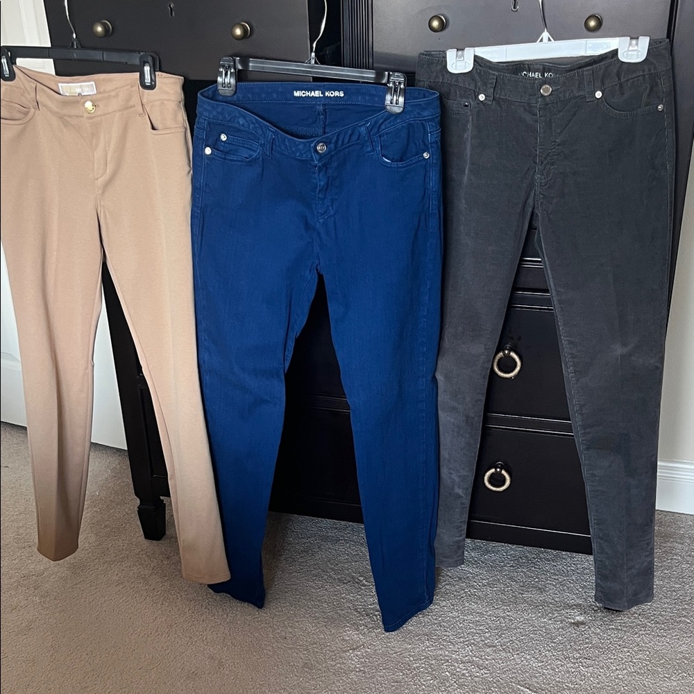 MICHAEL Michael Kors Tan Skinny Pants
